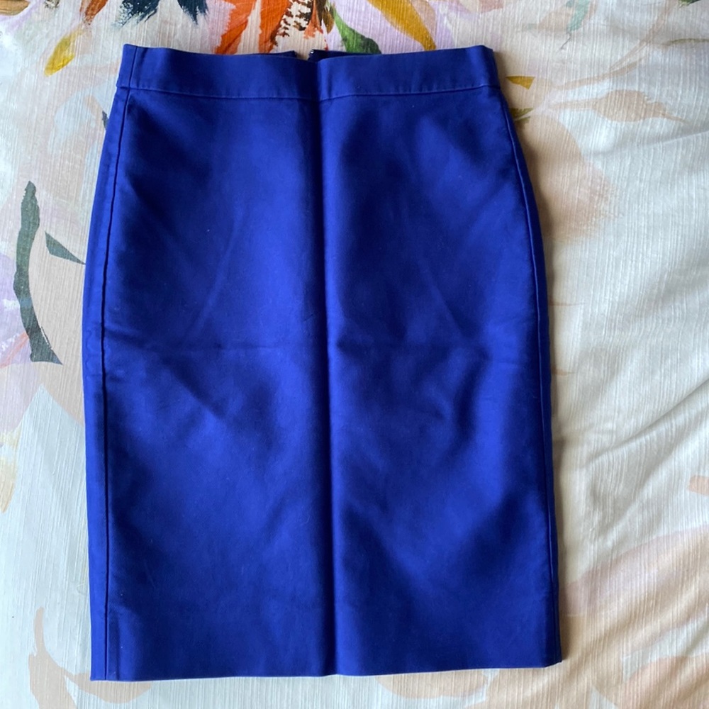 JCREW Royal Blue No.2 Pencil Skirt
